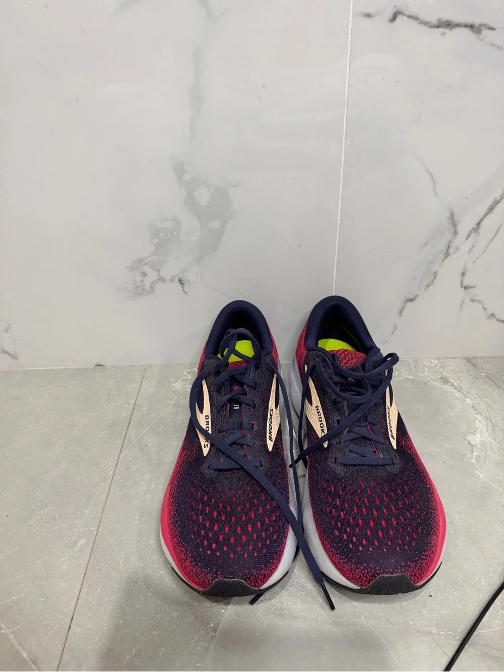 Brooks Ghost Women's Navy & Pink Running Shoes